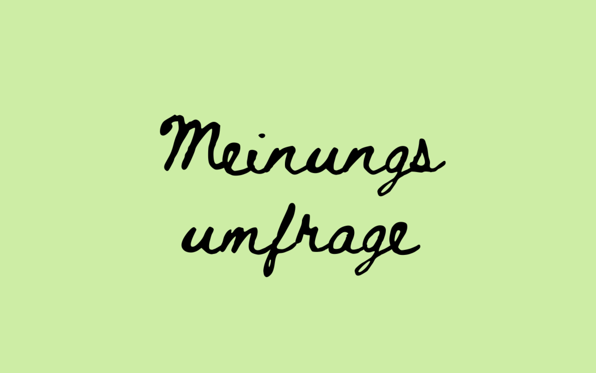 umfrage